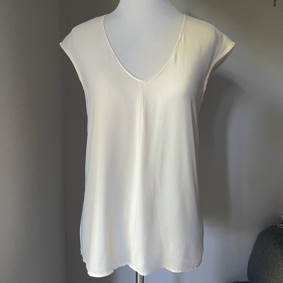 J. Crew V-neck Silky Top - Picture 1 of 2